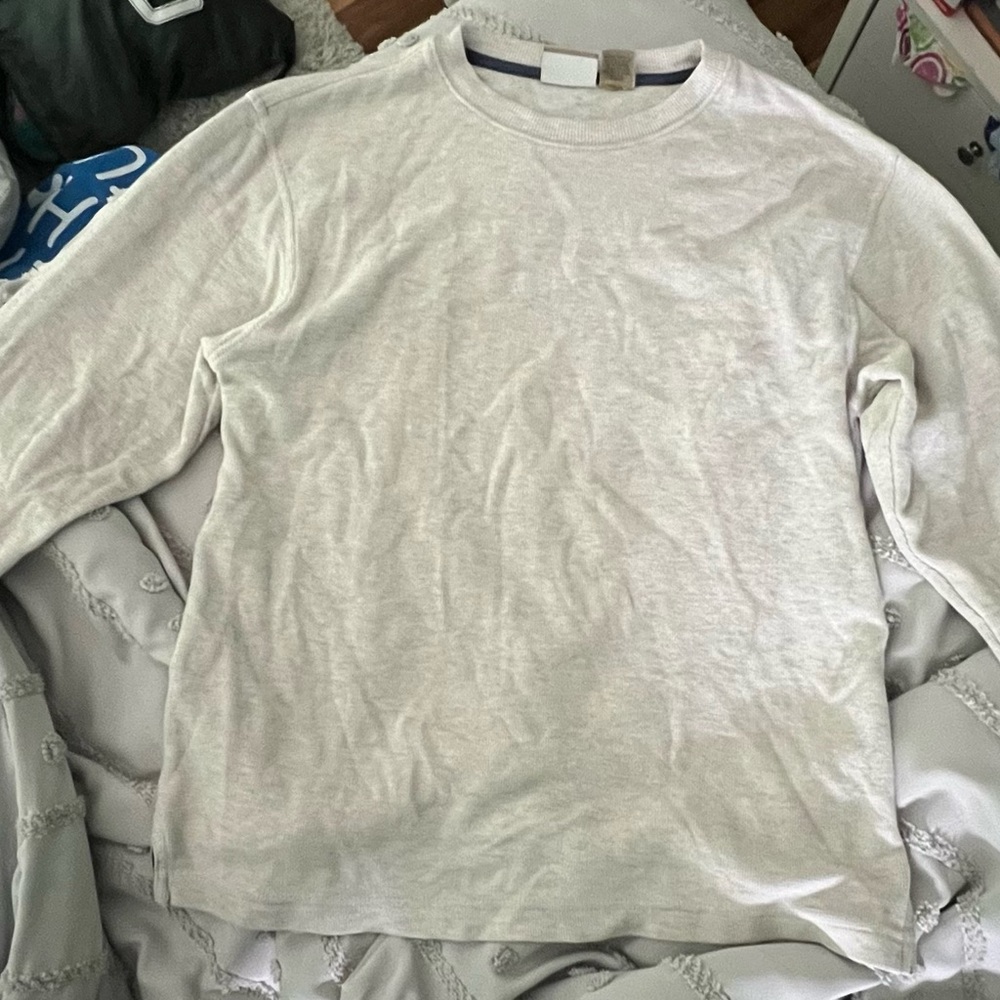 L.L. Bean Women's Crew Neck Sweater - White